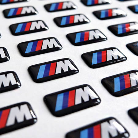 Пример нанесения смоляной наклейкой 2