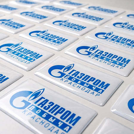 Пример нанесения смоляной наклейкой 4