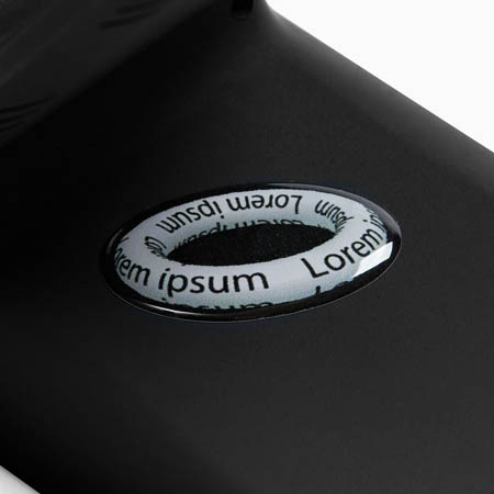 Пример нанесения смоляной наклейкой 6